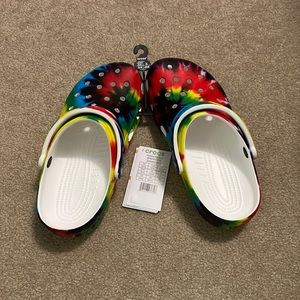 Brand New Tie Dye Crocs